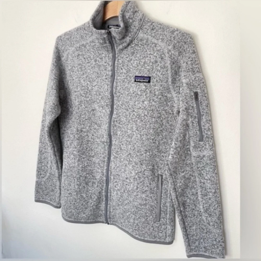 Patagonia Better Sweater Full Zip Jacket Womens Size M Birch White - Picture 3 of 7